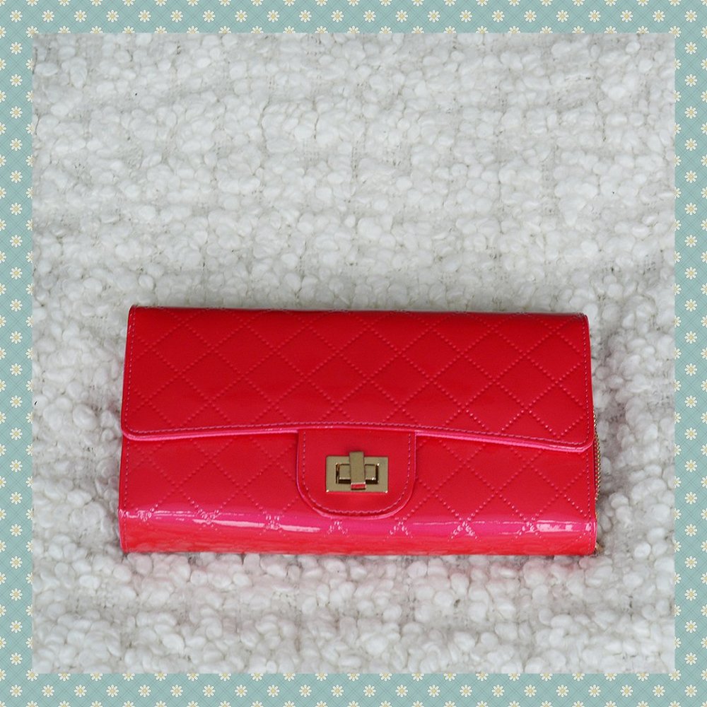 NWOT Hot Pink Clutch‎ Purse